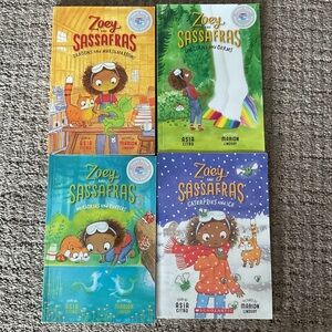 Zoey and Sassafras by Asia citro 4 book bundle paperback school age chapter